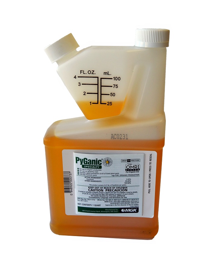 Pyganic 5% Pyrethrum 32oz Bottle 6/cs - Insecticides